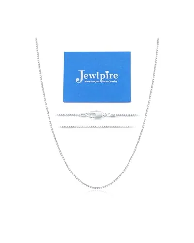 1.3mm Sterling Silver Box Chain 20 in