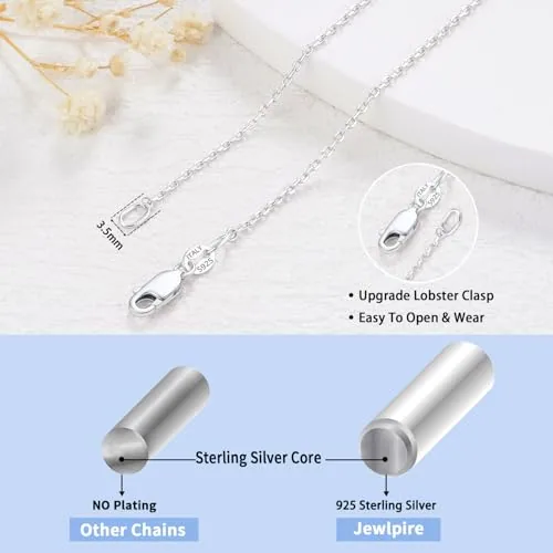 1.2mm Sterling Silver Cable Chain 18 in