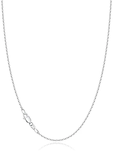 1.2mm Sterling Silver Cable Chain 18 in, view 2