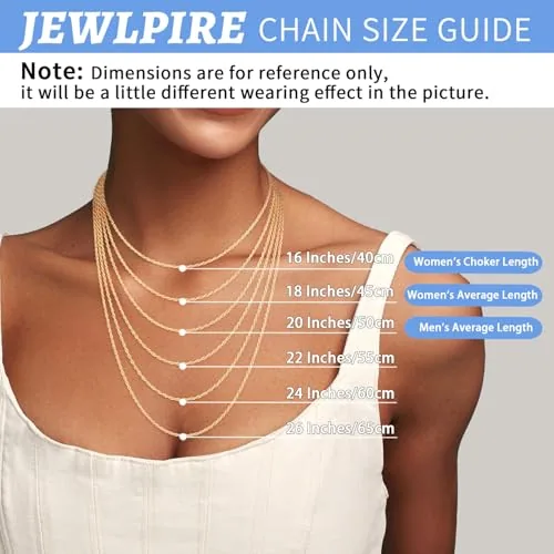 2mm 18K Gold over Sterling Silver Rope Chain 18 in, view 2