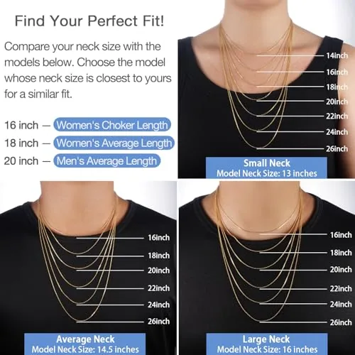 1.2mm 14K Gold Plated Cable Chain 16 in, view 3