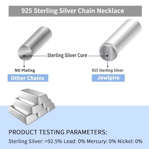 1.1mm Sterling Silver Cable Chain 26 in, view 2