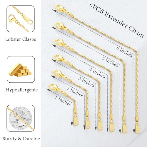 Dainty Box Box Chain Set, view 3