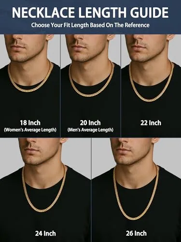 5mm 18K Gold over Sterling Silver Cuban Link Chain 20 in, view 4