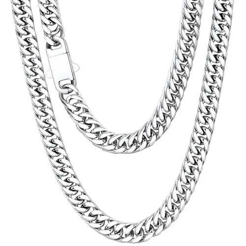 6mm Steel Cuban Link Chain 20 in, Style JP-DXB3W