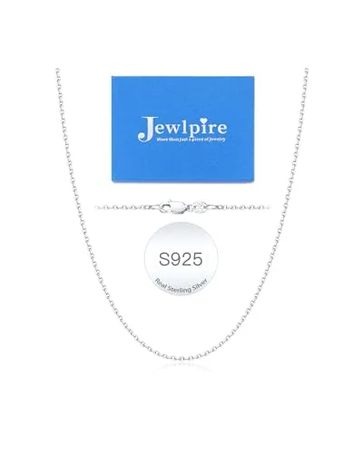 1.1mm Sterling Silver Cable Chain 26 in