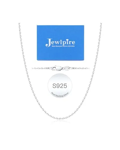 1.3mm Sterling Silver Cable Chain 18 in