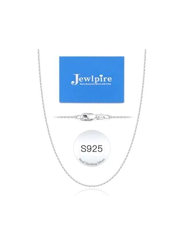Thin 1.3mm Sterling Silver Cable Chain 20 in